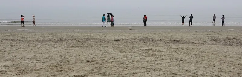 지난 21일 오전 백령도 사곶해변 풍경. 김선식 기자