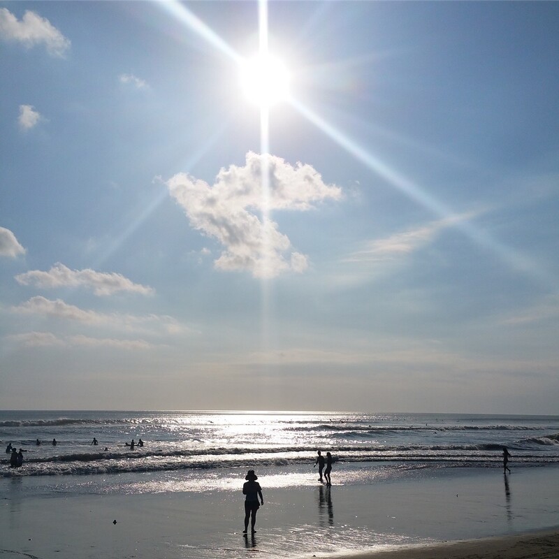 발리 쿠타 해변. 사진 김승지 제공