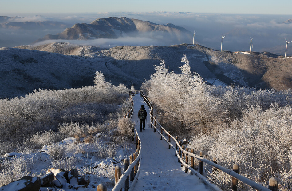[ESC] 함백산에 내려앉은 ‘겨울왕국’, 나도 엘사 돼 볼까