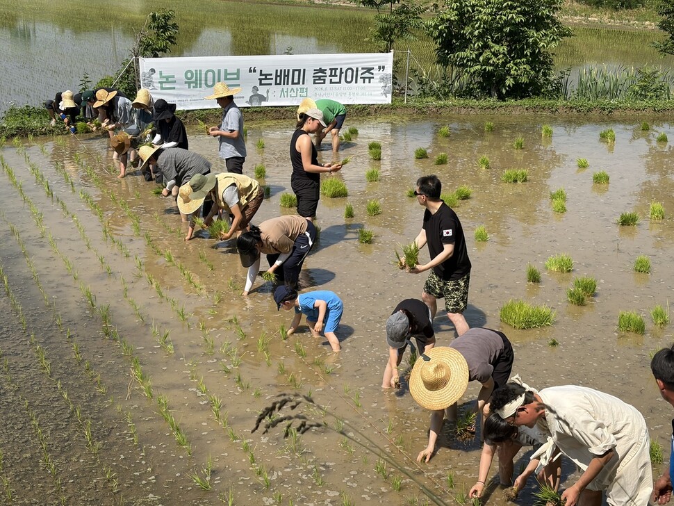 논에서 열리는 디제잉 파티, 농촌과 도시 잇는 청년들의 실험